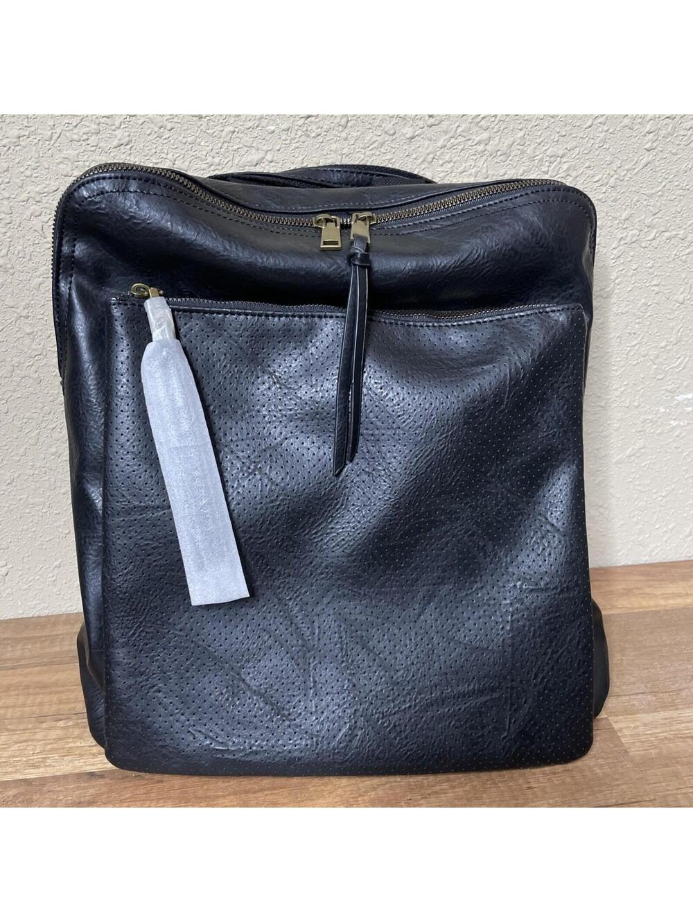 Vegan Leather Women’s Backpack Purse - Stylish Convertible Travel Bag NEW - Picture 1 of 15